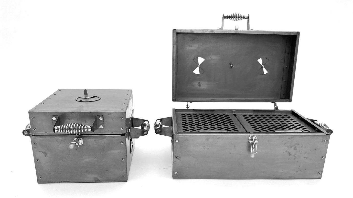 Lunchbox Grill - Portable Charcoal Grill & Searing Machine
