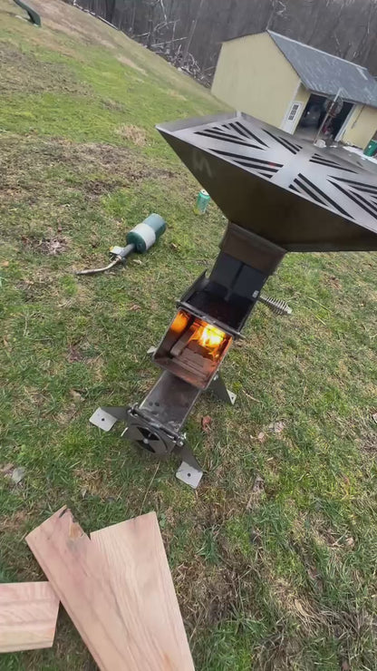 Pony: 4" Rocket Stove